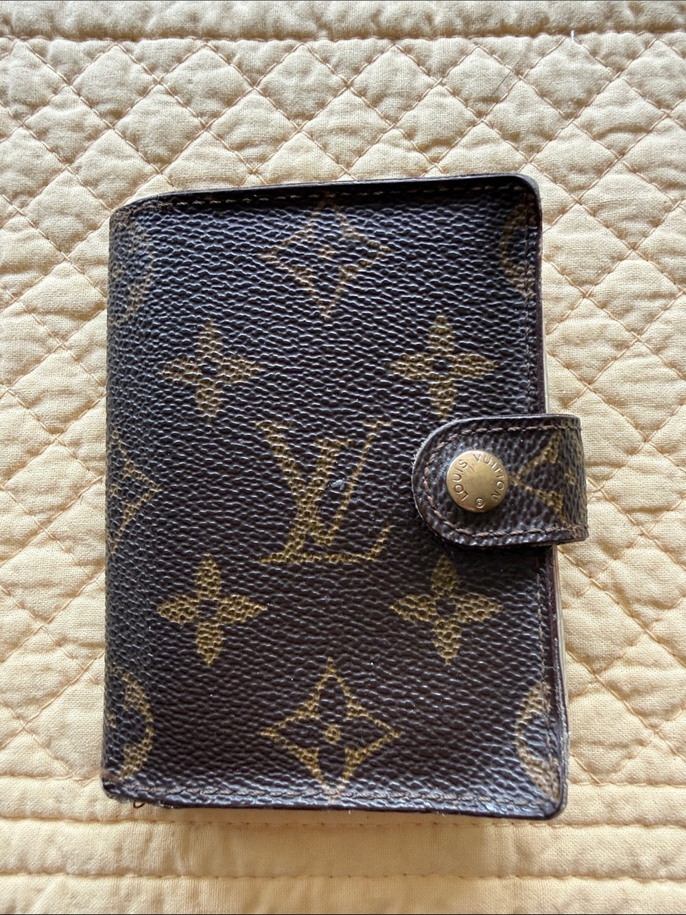 Louis Vuitton Vintage Porte Cartes Pression Card Holder